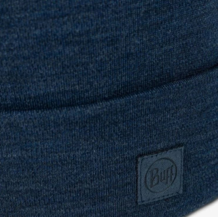 Kapelë Buff Merino Heavyweight Beanie, për të rritur, Blu e Natës