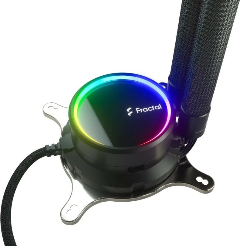 Ftohës uji all-in-one Fractal Design Celsius+ S24 Prisma, ARGB, 2x120mm, i zi