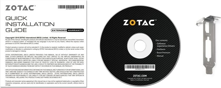 Kartelë grafike Zotac ZT-P10300A-10L, NVIDIA GeForce GT 1030, 2 GB GDDR5, E zezë