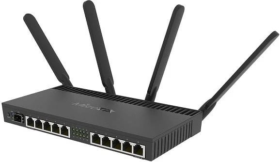 Ruter Wireless MikroTik RB4011iGS+5HacQ2HnD-IN, Gigabit Ethernet, Dual-band (2.4 GHz / 5 GHz), i zi