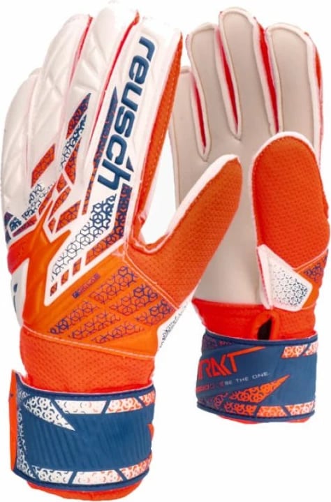 Doreza portieri për fëmijë Reusch, kaltër-portokalli