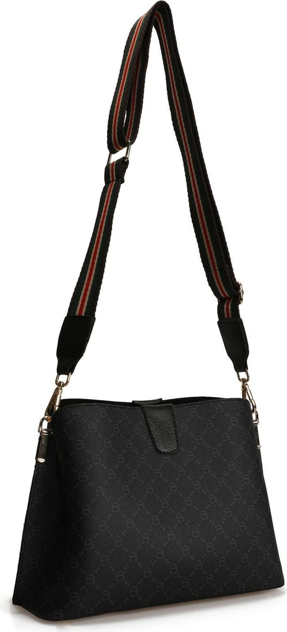 Çantë krahu Lucky Bees, 334 v2, e zezë, gri