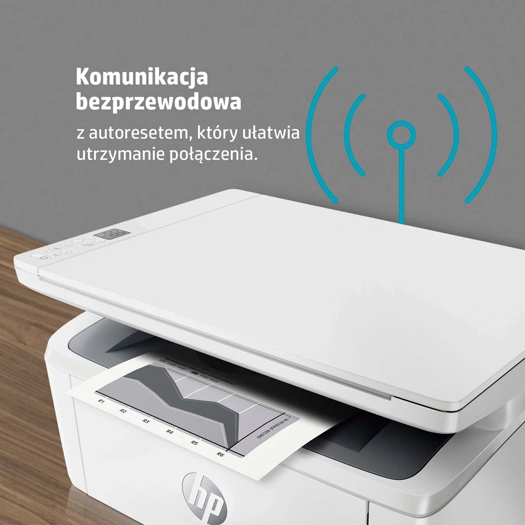 Printer HP LaserJet MFP M140w, i bardhë e zi