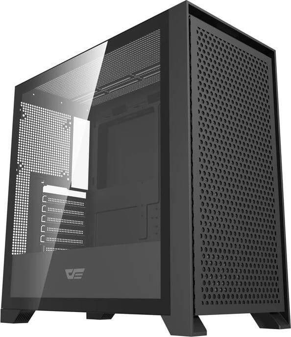Kasë Darkflash DRX90 Mesh, Mid Tower, xham i temperuar, e zezë