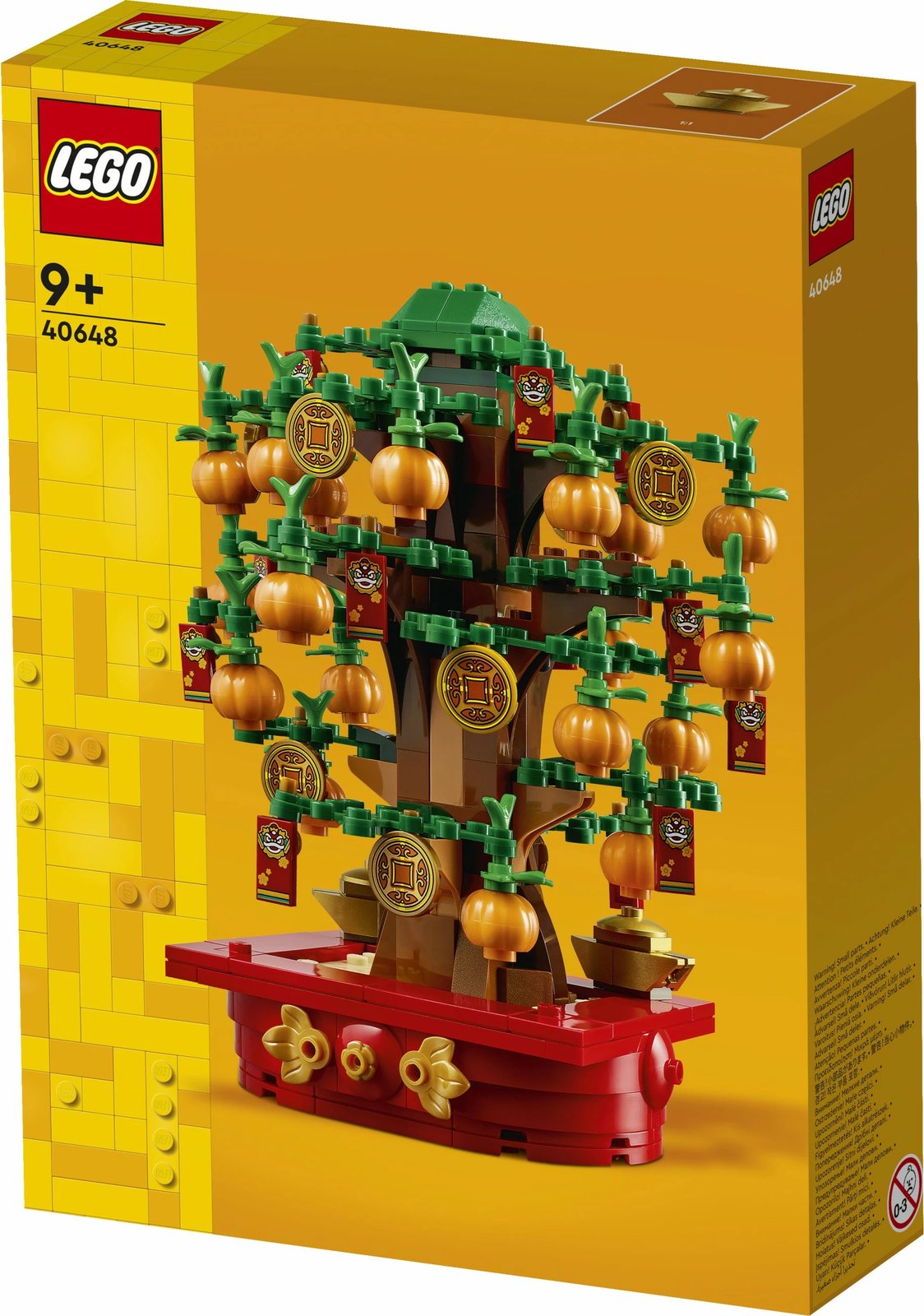 Set LEGO Iconic 40648, pemë dekorative Glückskastanie, për ndërtim, shumëngjyrëshe