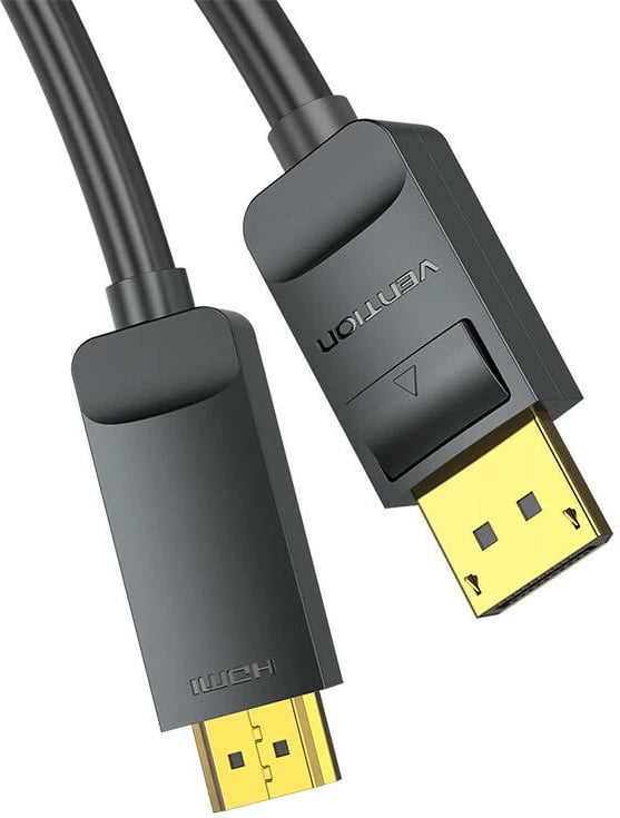 Kabllo DisplayPort në HDMI Vention HAGBH, 2m, 4K 30Hz, e zezë