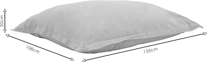 Jastëk bean bag Simpan, ngjyrë gri