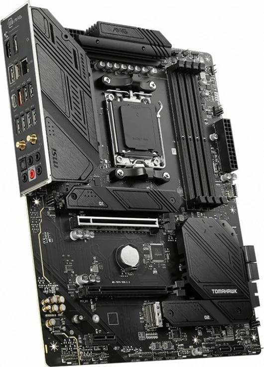 Pllakë amë MSI MAG B650 Tomahawk WIFI, AMD, Socket AM5, DDR5, 128 GB, e zezë