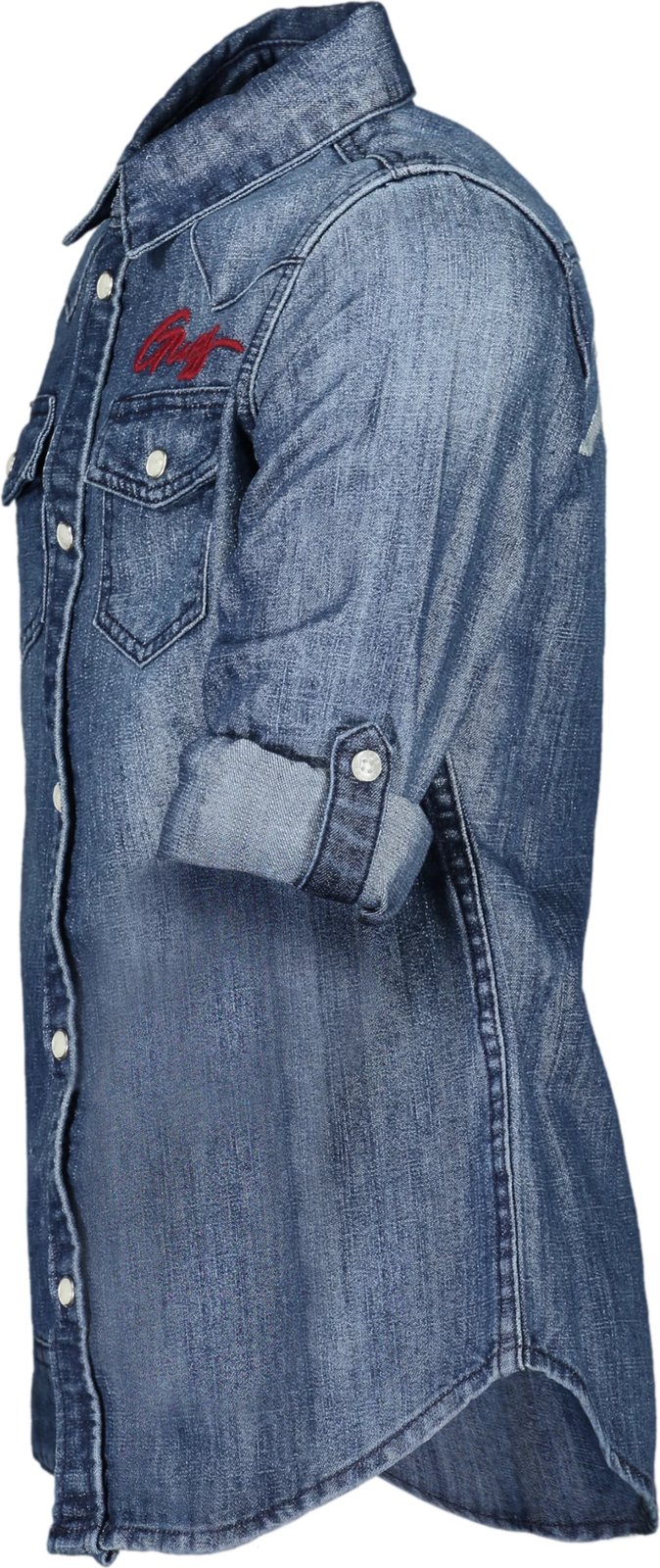 Këmishë për vajza GUESS JEANS, kaltër Këmishë për vajza GUESS JEANS, kaltër