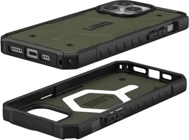 Mbështjellës UAG Pathfinder për iPhone 15 Pro Max, MagSafe, i gjelbër