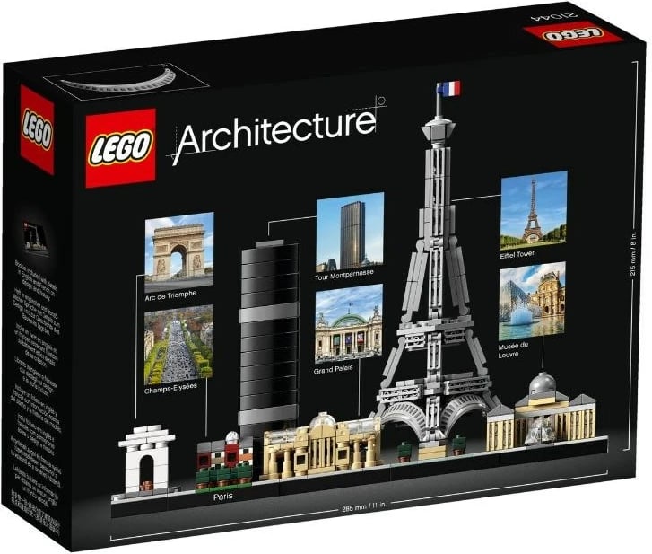 Set LEGO Architecture Paris 21044, 649 pjesë