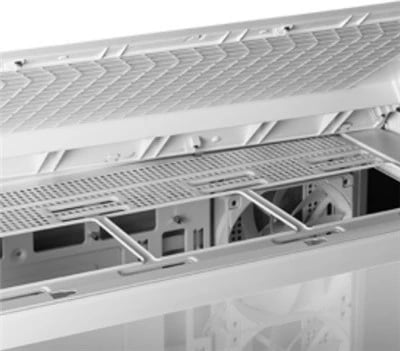 Kasë MSI MAG PANO M100R PZ, Micro Tower, RGB, Tempered Glass, Bardhë