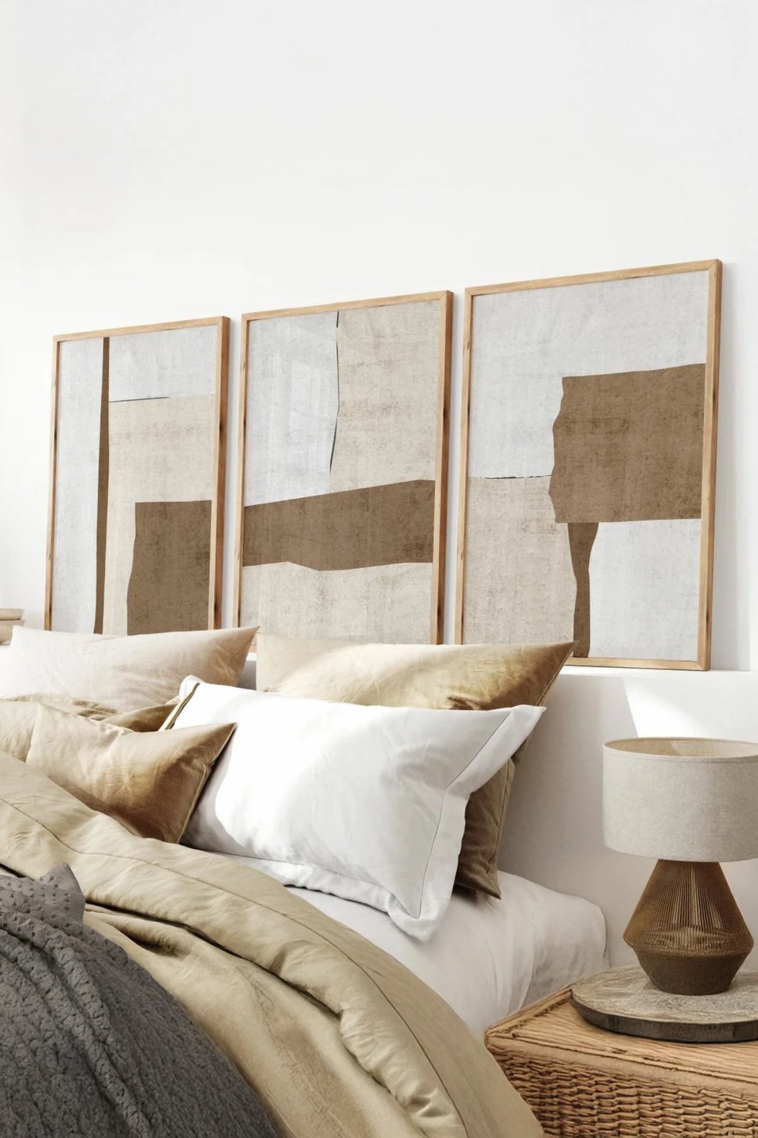 Pikturë dekorative me kornizë (3 copë), Wallity, Ersydata2-5070