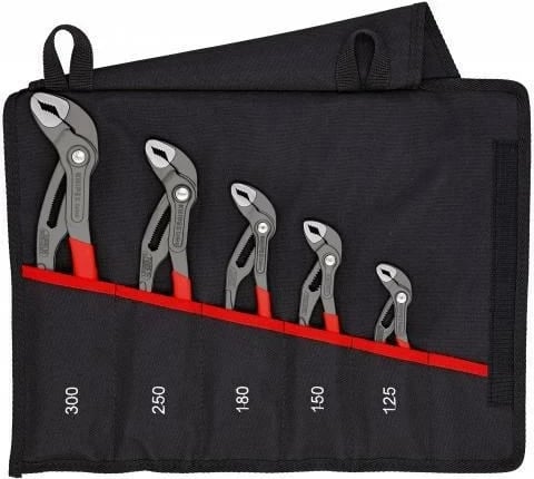 Set këlbë KNIPEX Cobra, 5 copë, 125/150/180/250/300mm