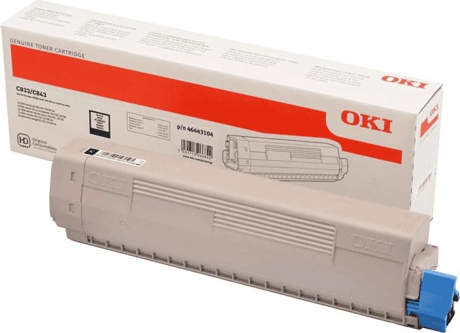 Toner, OKI, 46443104, XL 10.000 faqe, e zezë