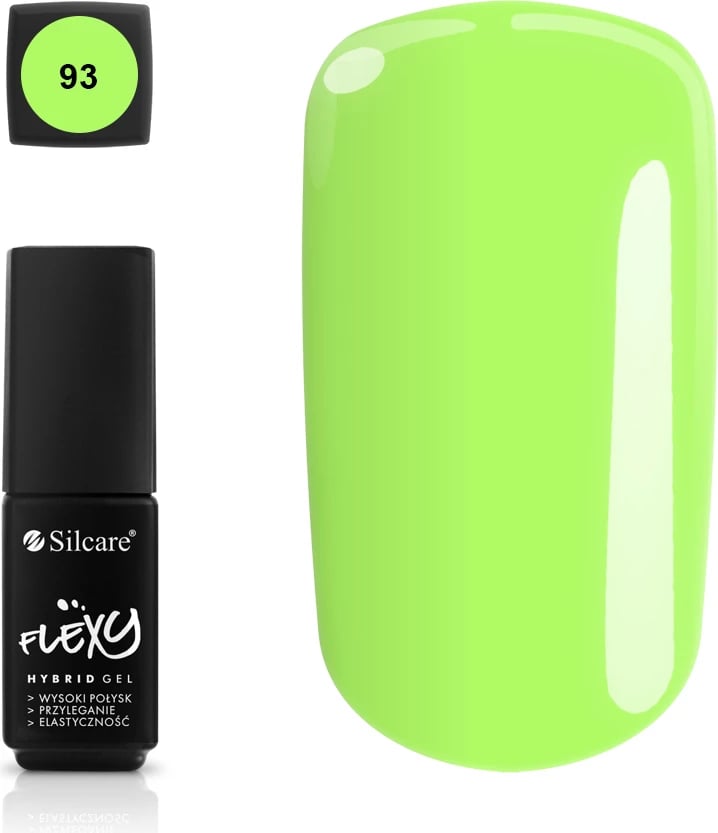Llak për thonj Silcare Flexy Hybrid Gel 93, 4.5g