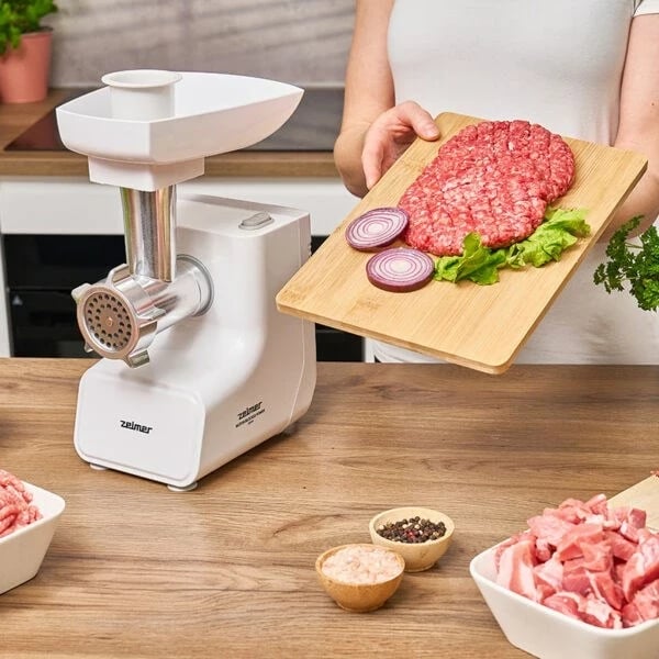 Makinë mishi Zelmer ZMM3511B, 1500 W, Bardhë