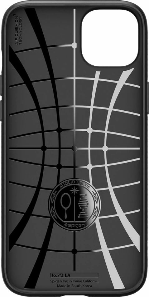 Mbështjellës Spigen Liquid Air për iPhone 15 Plus, Matte Black
