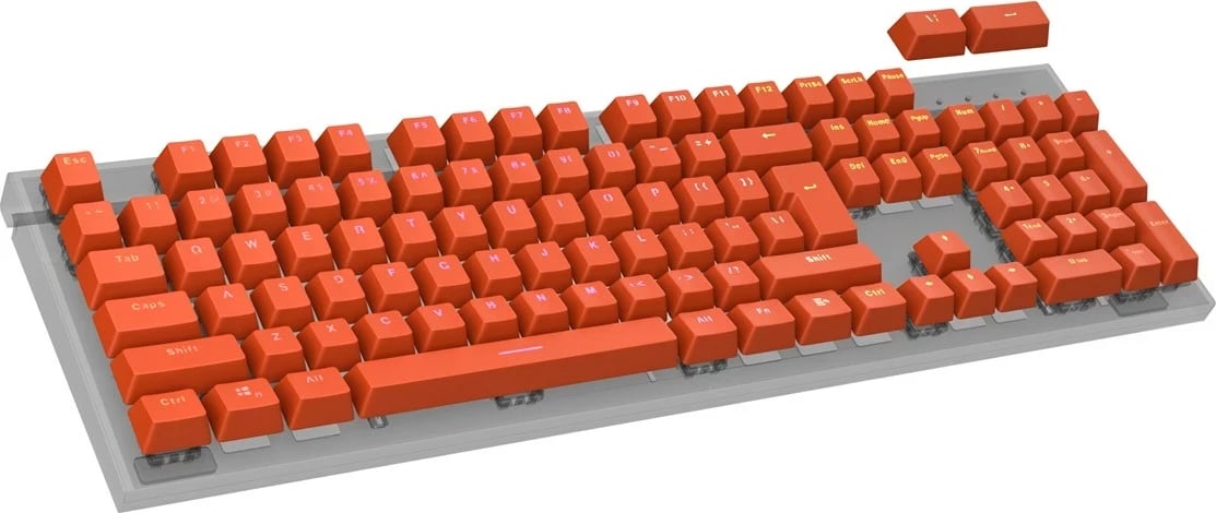 Kapakë tastiere GENESIS LEAD 300, për tastierë mekanike, QWERTY, portokalli
