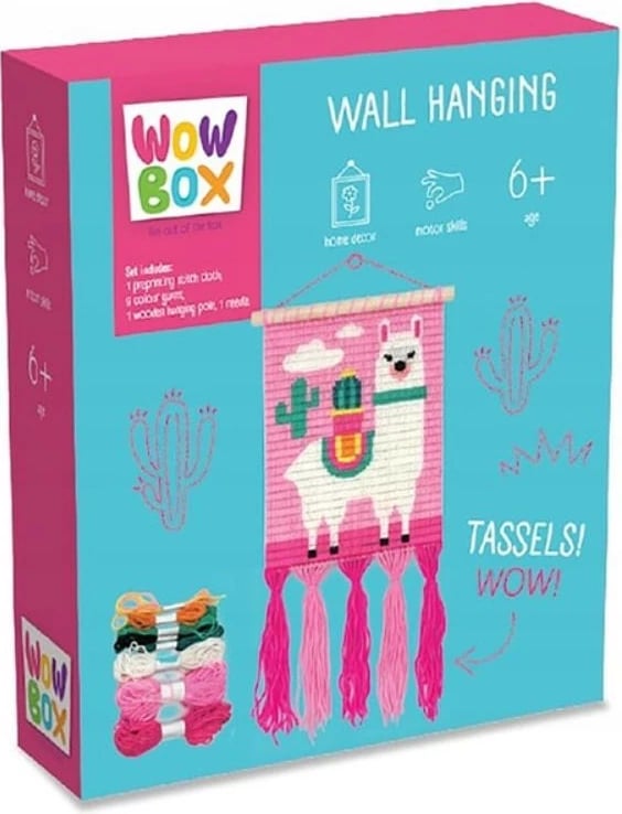 Set kreativ Tm Toys WOW0922, Makrama Lama, shumëngjyrëshe