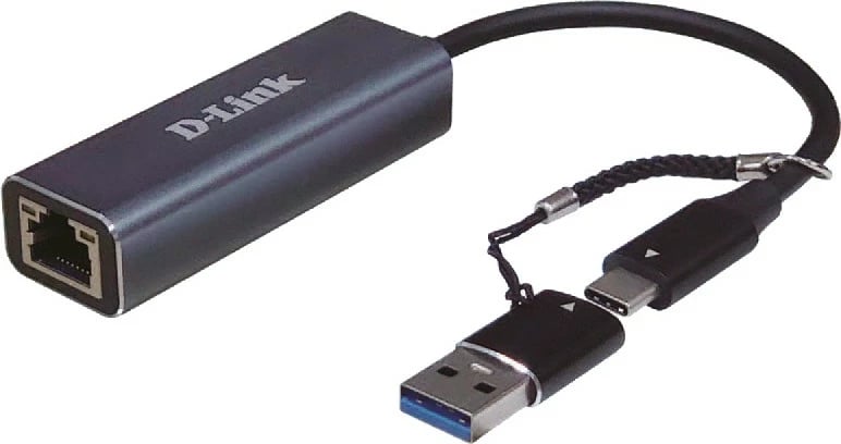 Adapter rrjeti D-Link DUB-2315, USB-C/USB në 2.5G Ethernet, i zi
