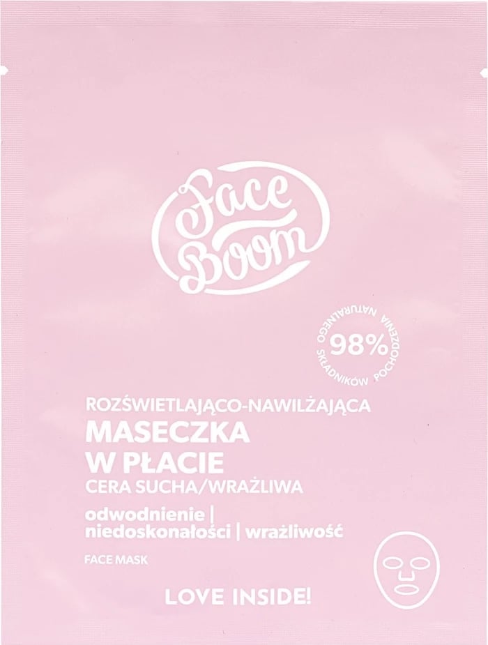 Maskë për fytyrë Face Boom Bright Girl për femra, 15g