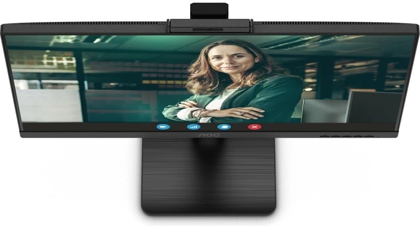 Monitor AOC Q27P3CW, 27", IPS, QHD, USB-C, Pivot, Kamera, E zezë