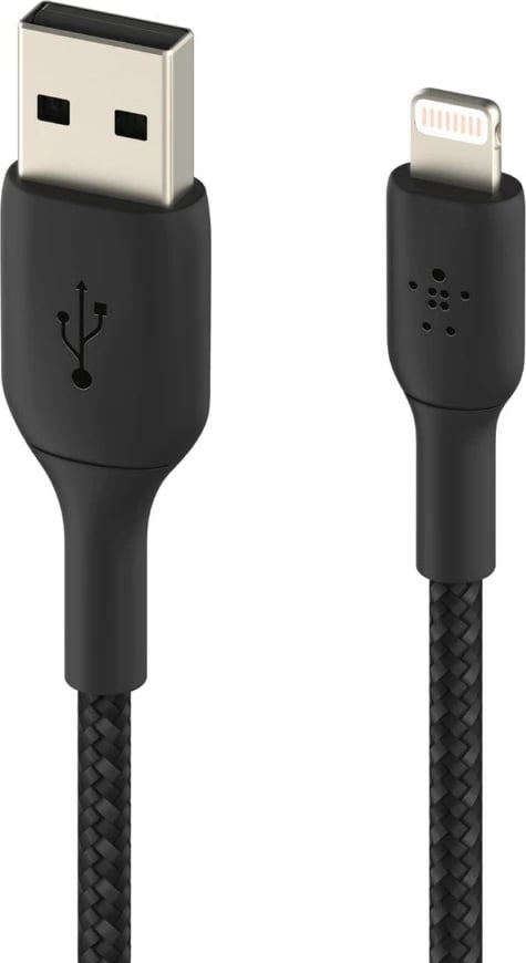 Kabllo lightning Belkin CAA002BT2MBK, 2 m, e Zezë