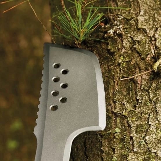 Sëpatë-machete Fiskars Solid, 460 mm, Inox, Dorezë plastike, Portokalli