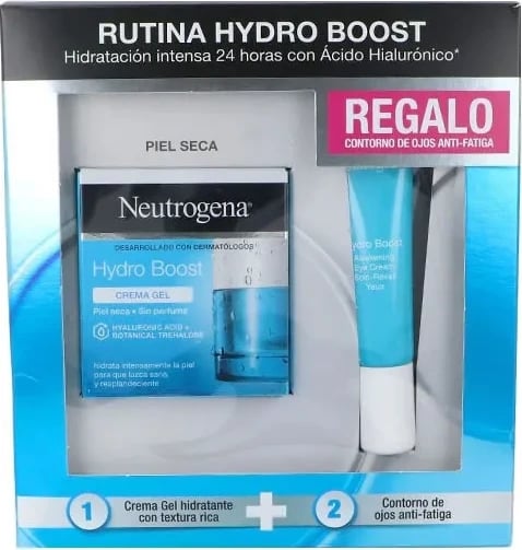 Set krem-gel për fytyrë dhe krem për sy Neutrogena Hydro Boost për të dy gjinitë 50ml