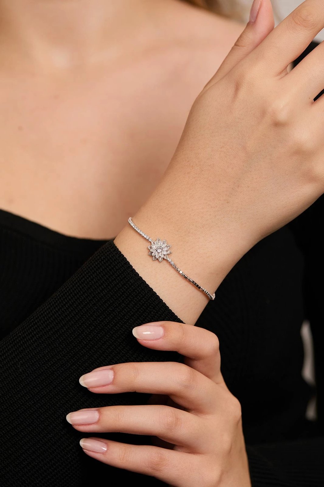 Byzylyk argjendi Elika Silver, ELKYS60420Beyaz, i bardhë