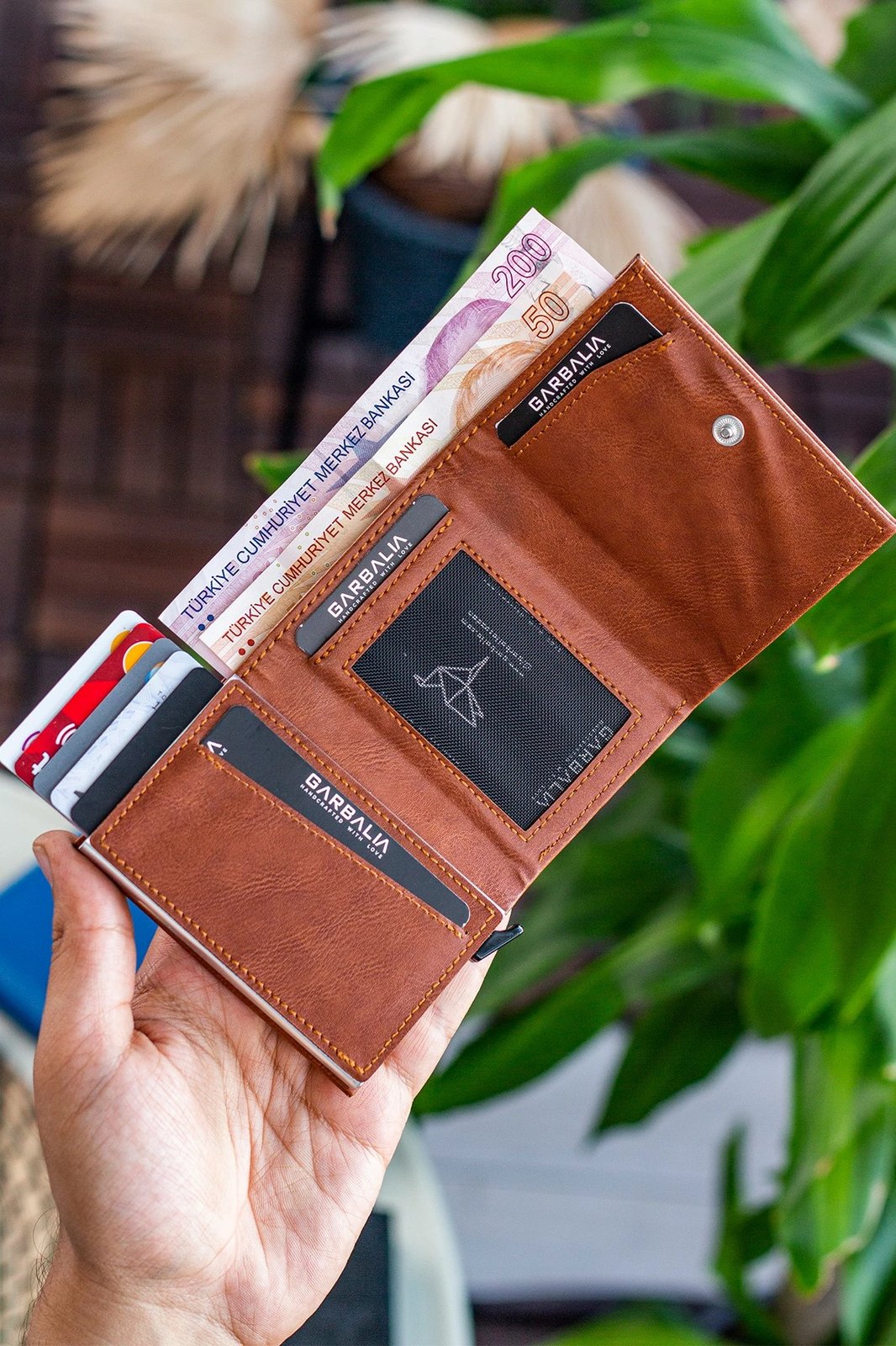 Portofol për burra, ngjyrë tan, Zoozie Bags, Donetsk