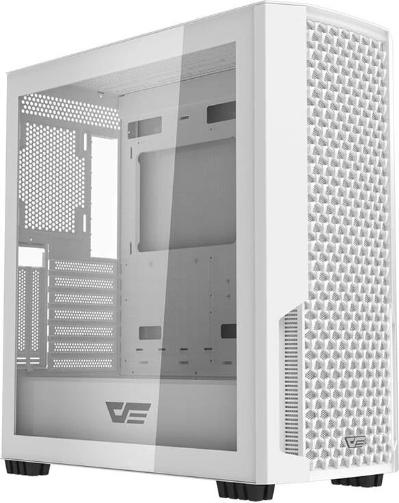 Kasë Darkflash DF2100, midi tower, pa ventilatorë, e bardhë