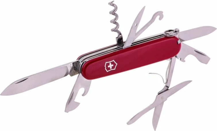 Thikë xhepi multifunksionale Victorinox, e kuqe