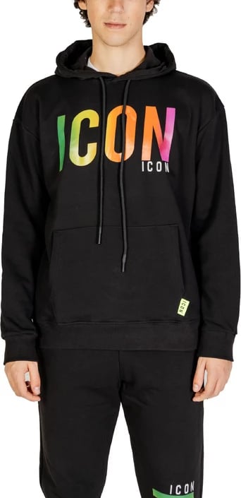 Felpa për meshkuj Icon, e zezë