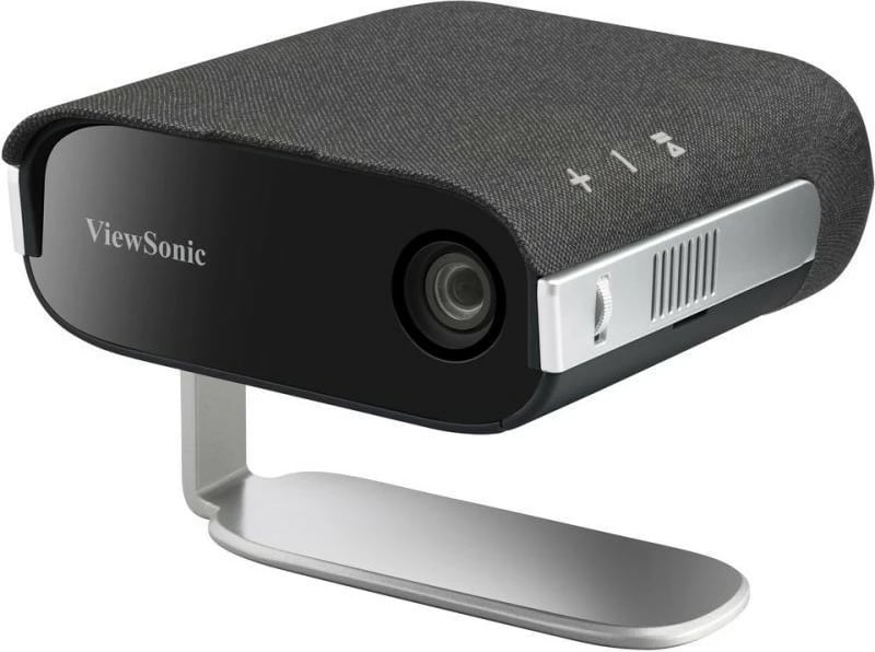 Projektor portativ Viewsonic M1XE, LED, WVGA, 16 GB, i zi dhe argjendtë