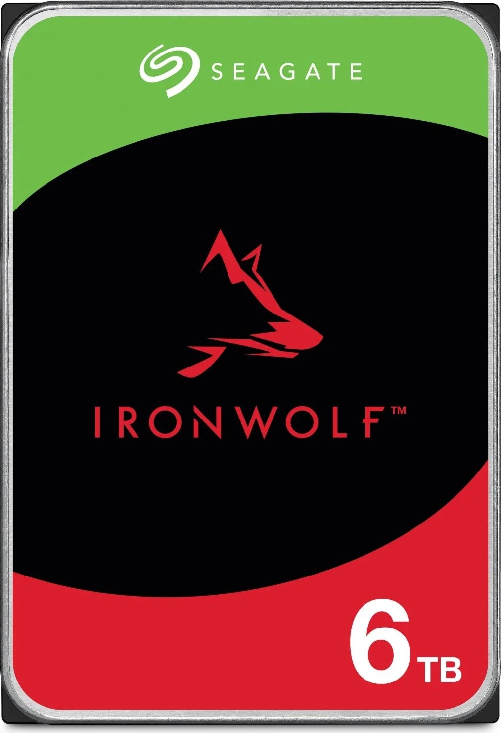 Hardisk i brendshëm Seagate IronWolf 6TB, argjendtë