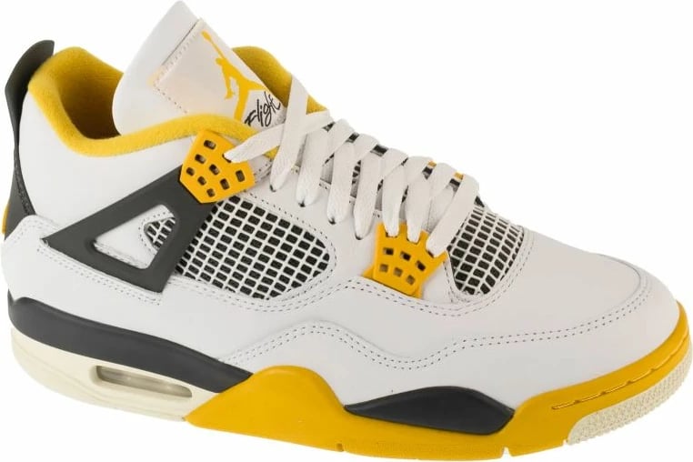 Atlete Nike Jordan për femra, të bardha dhe të verdha