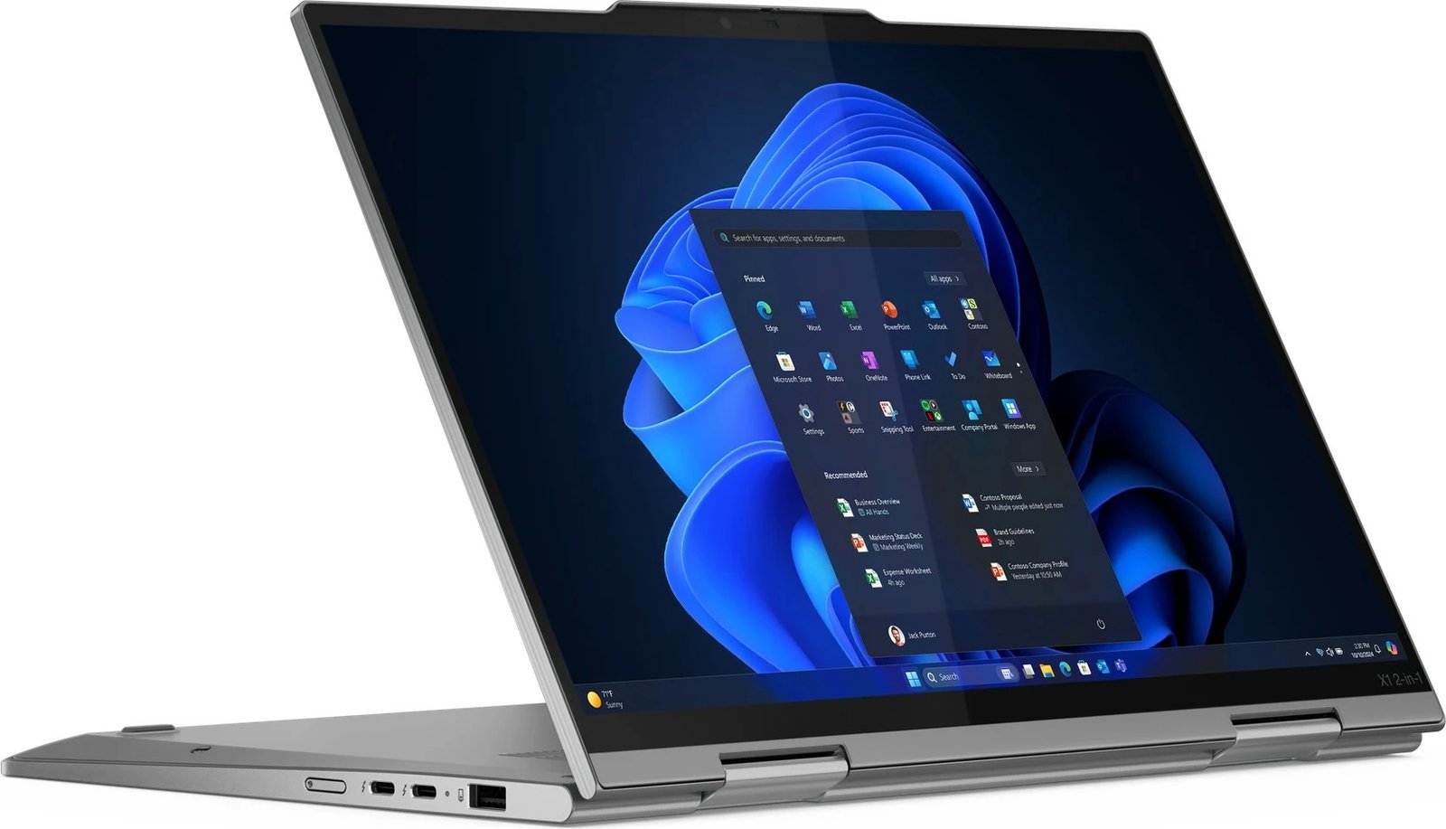 Kompjuter Lenovo X1 2in1 G10, Ultra7 258V, 32GB RAM, 1TB SSD, 14" 2.8K, 5G, Gri