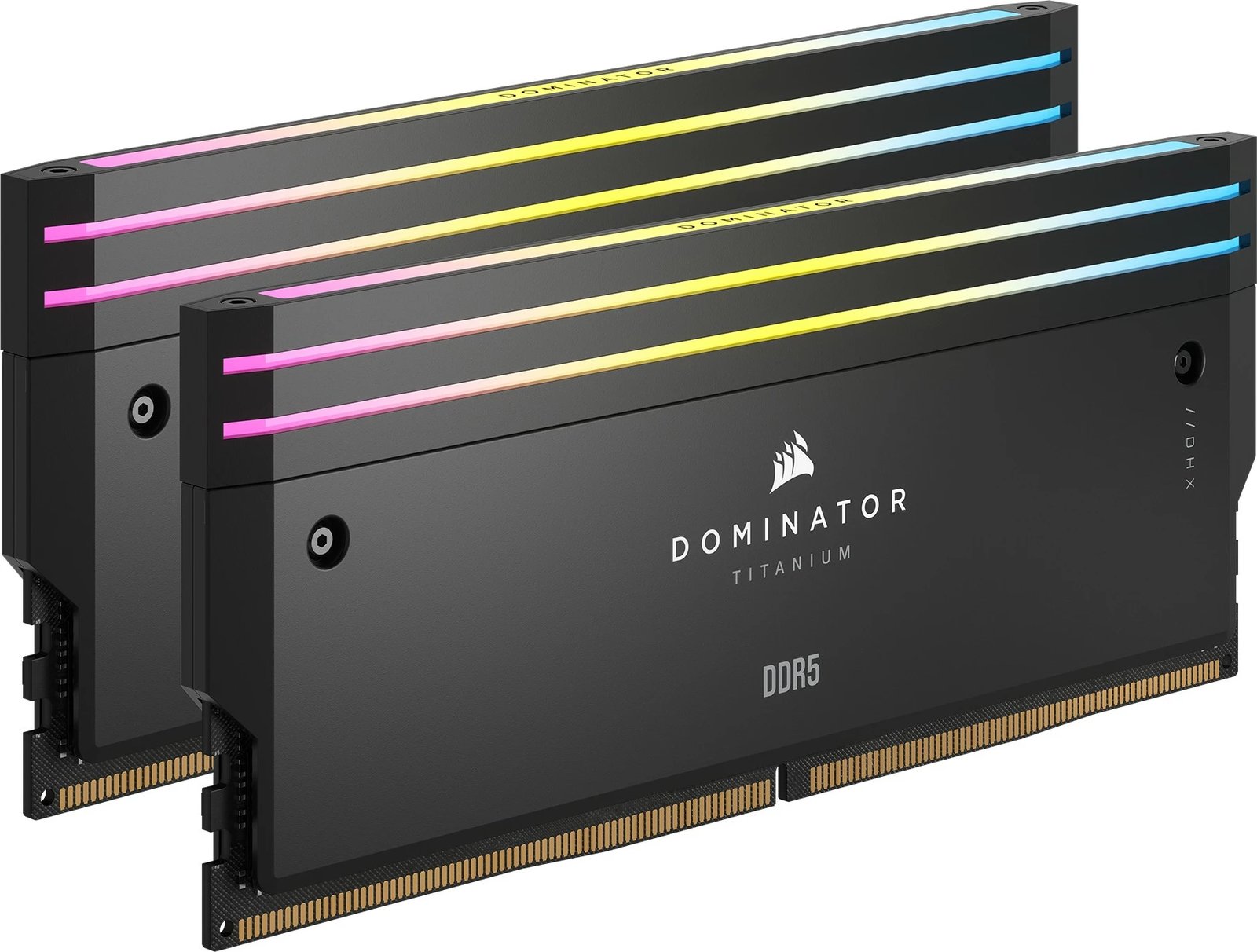 RAM Memorje Corsair Dominator Titanium RGB 64GB (2x32GB) DDR5 6000MHz, me drita RGB