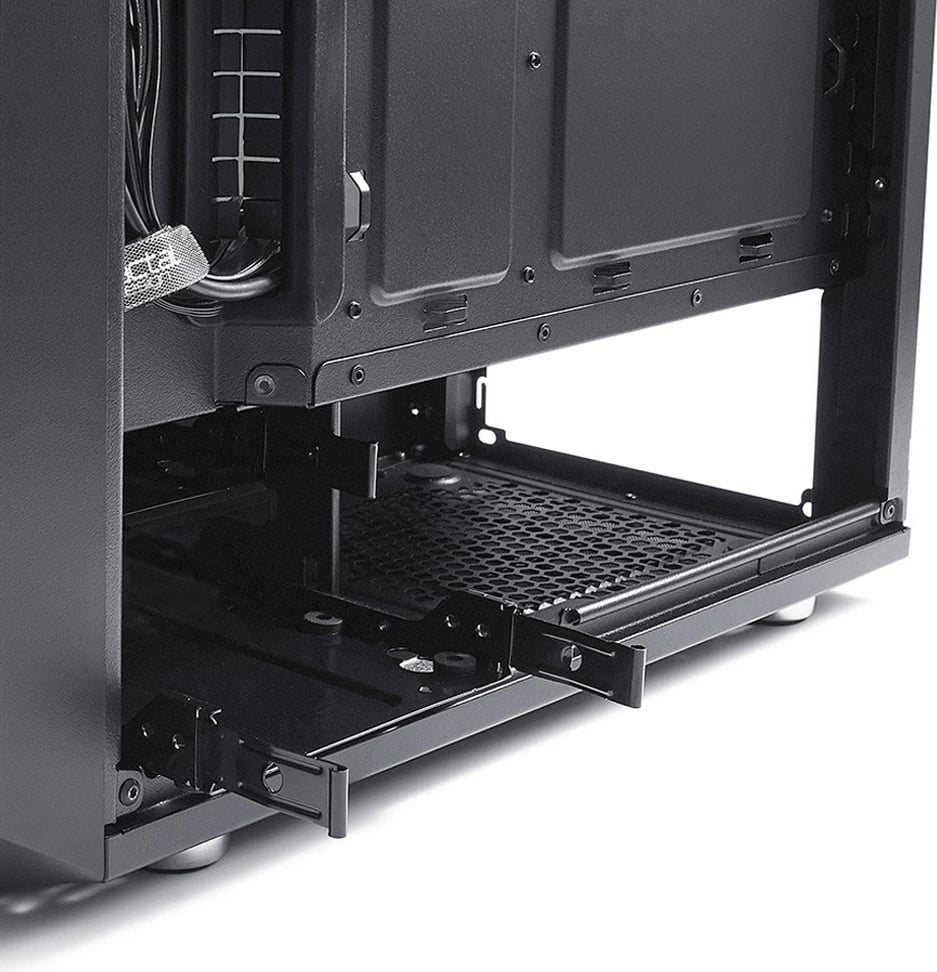 Kasë Fractal Design Meshify C, Midi Tower, ATX, ITX, micro ATX, E zezë Kasë Fractal Design Meshify C, Midi Tower, ATX, ITX, micro ATX, E zezë