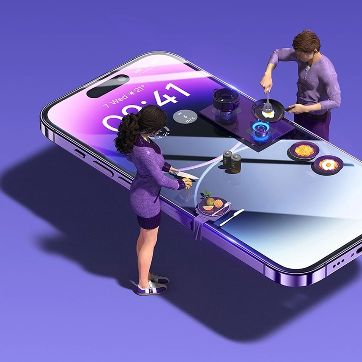 Xham i temperuar Baseus për iPhone 14 Pro, 0.3mm, me rrjetë për altoparlant, Transparent