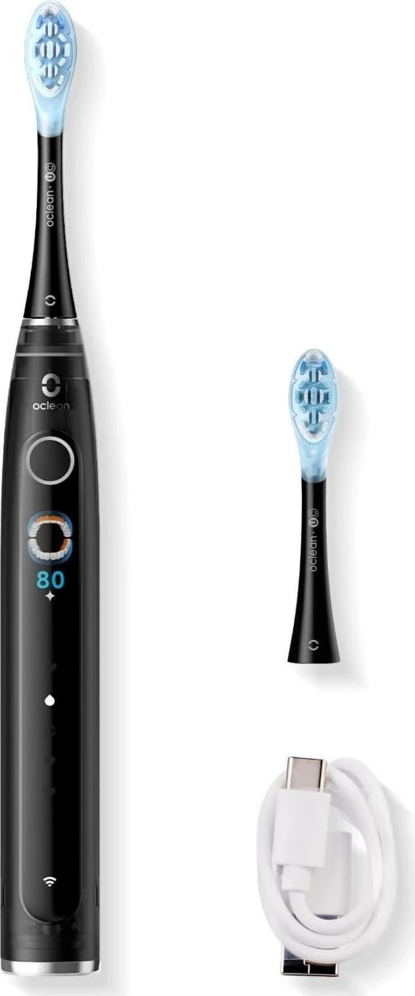 Furçë dhëmbësh sonike Oclean X Pro 20, 4 mënyra pune, 84000 rrotullime, e zezë