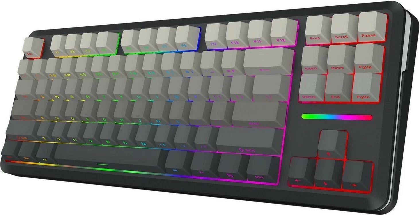 Tastierë mekanike Redragon K734SP-RGB-PRO Wildslash Pro, RGB, 87 taste, grey