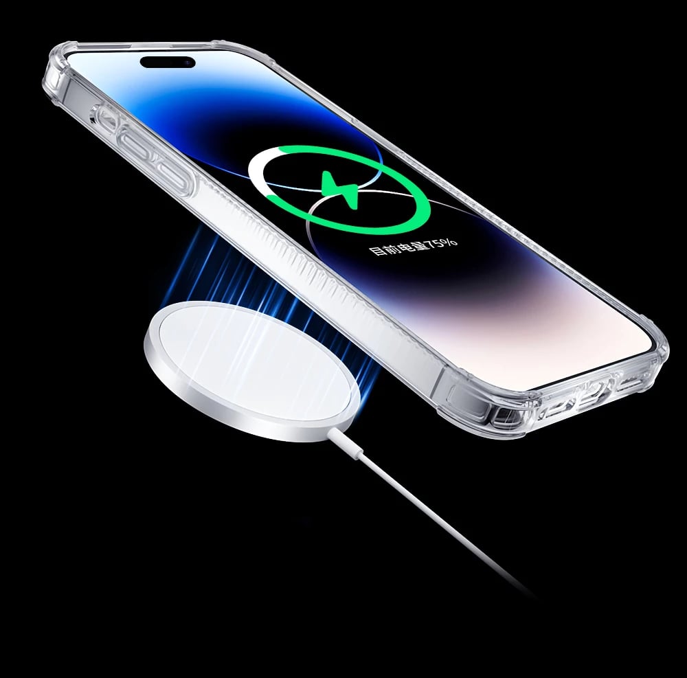 Mbështjellës Kingxbar PQY Go Out për iPhone 14 Plus, MagSafe, laser color