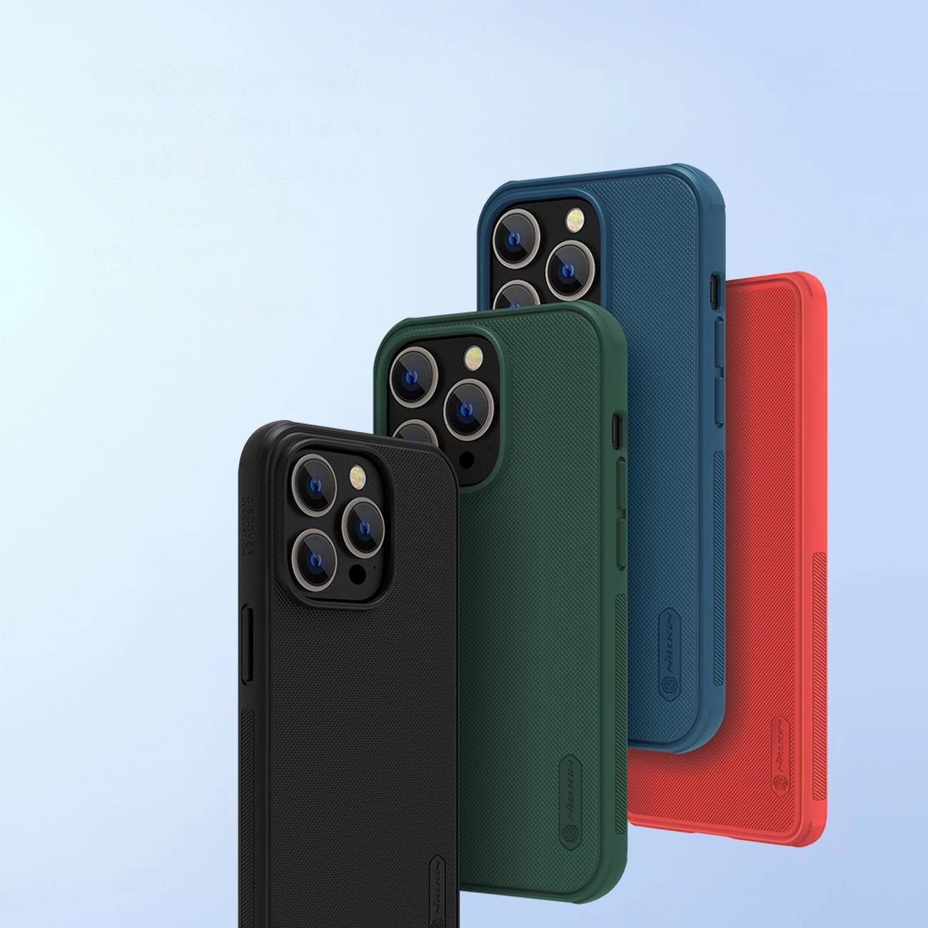 Mbështjellës Nillkin Super Frosted Shield Pro për iPhone 14 Pro Max, Blu