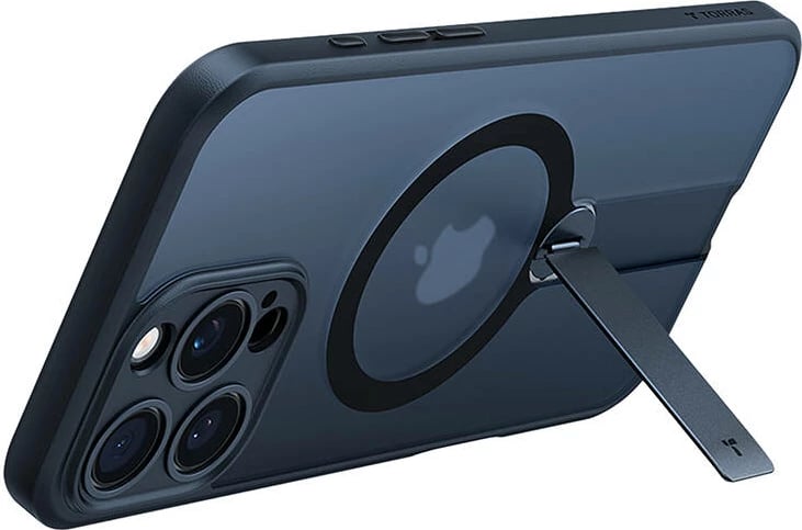 Mbështjellës Torras Pstand Spin për iPhone 16 Pro, i zi