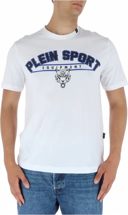 Maicë për meshkuj Plein Sport, e bardhë