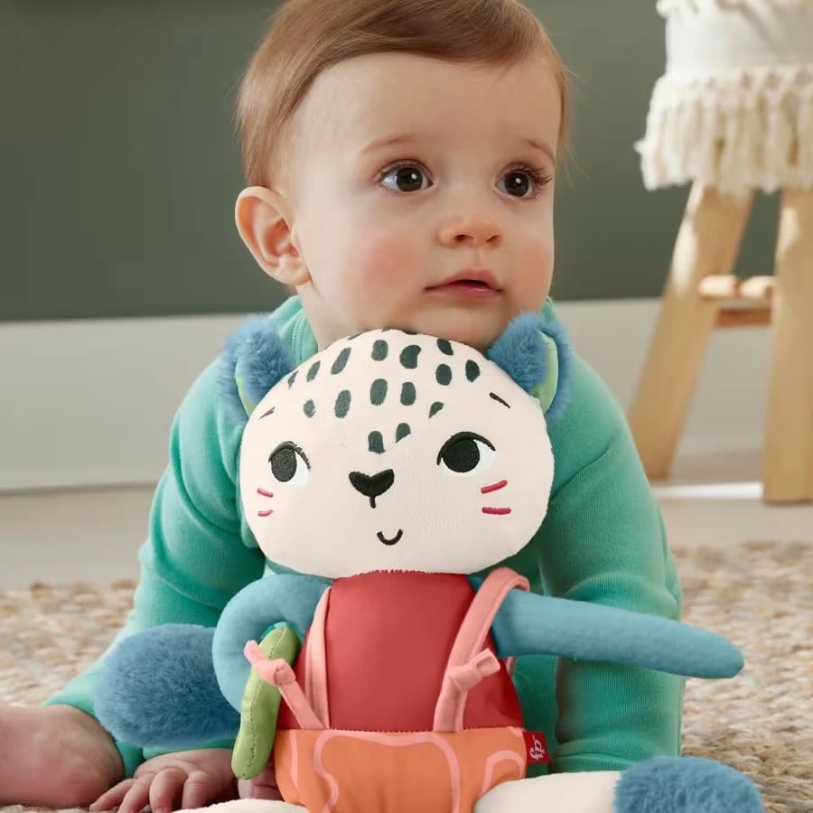 Lodër pelushi Fisher-Price Planet Friends Panther, HKD64, shumëngjyrëshe