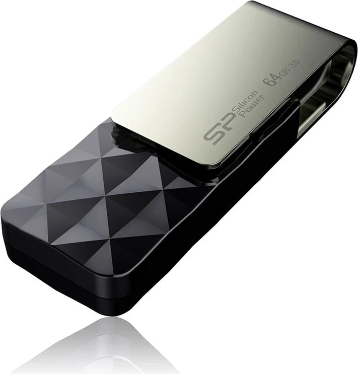 USB flash drive Silicon Power, 64 GB USB Type-A 3.0, e zezë